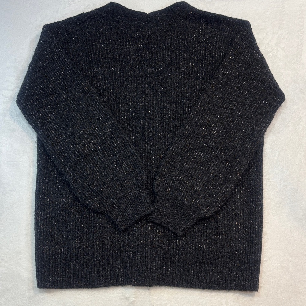 SO Men's Black Cardigan Sweater - Picture 7 of 8